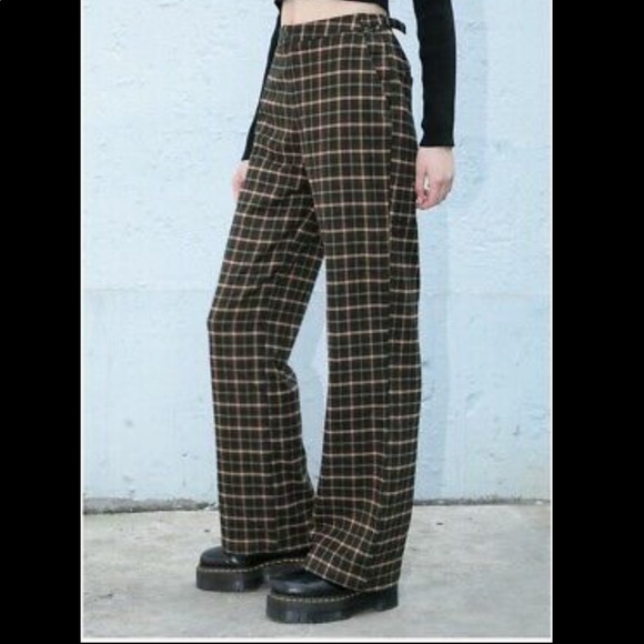 Brandy Melville Pants - Brandy Melville plaid pants